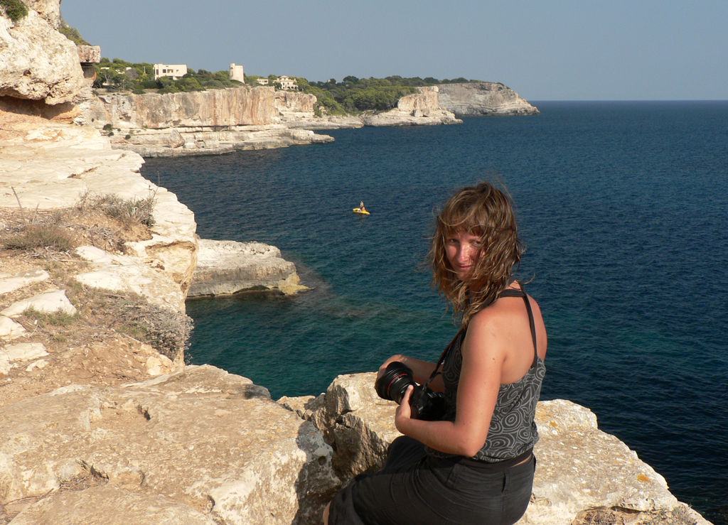 Mallorca - Paula in Cala Santanyi