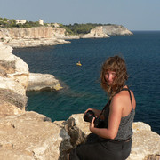 Mallorca - Paula in Cala Santanyi