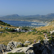 Mallorca - Formentor - Port of Pollença from Mirador de Mal Pas