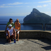 Mallorca - Sobotkovci at Formentor viewpoint