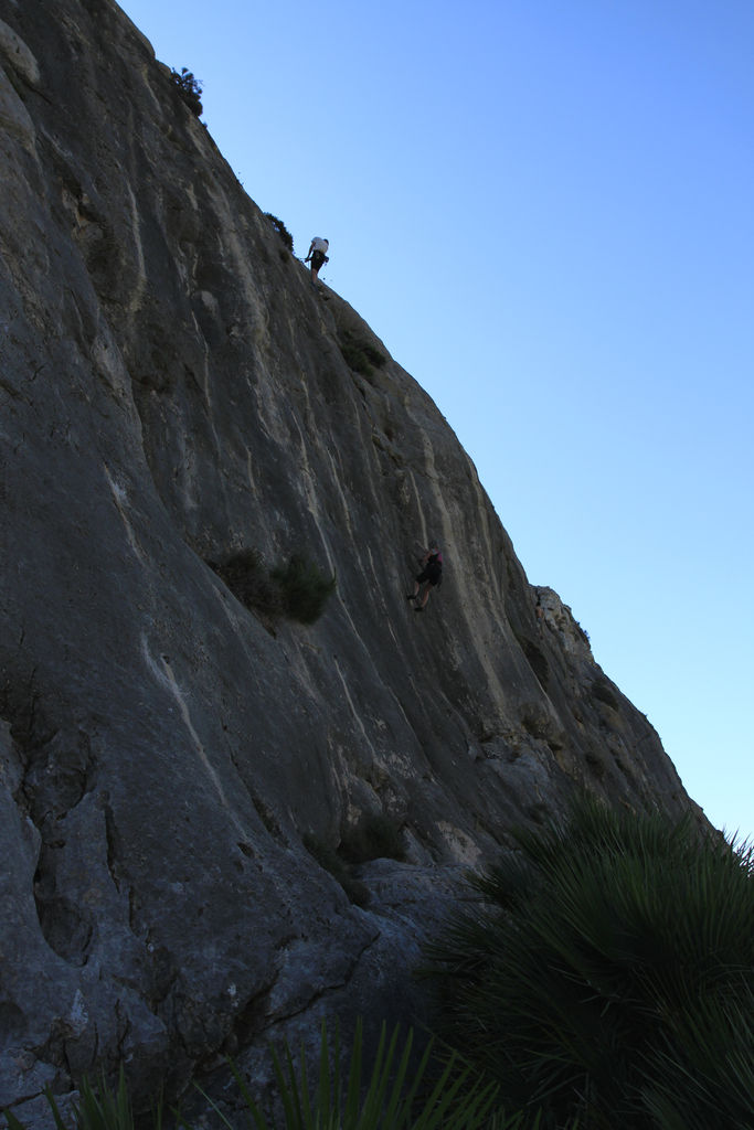 Mallorca - Formentor - climbing at La Creveta 02