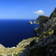 Mallorca - Formentor - climbing at La Creveta 03