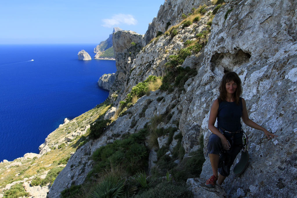 Mallorca - Formentor - climbing at La Creveta 04