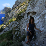 Mallorca - Formentor - climbing at La Creveta 04