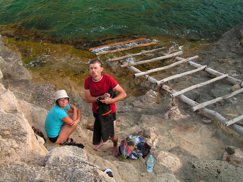 Mallorca - Formentor - Bea and Murfy at Cala Figuera