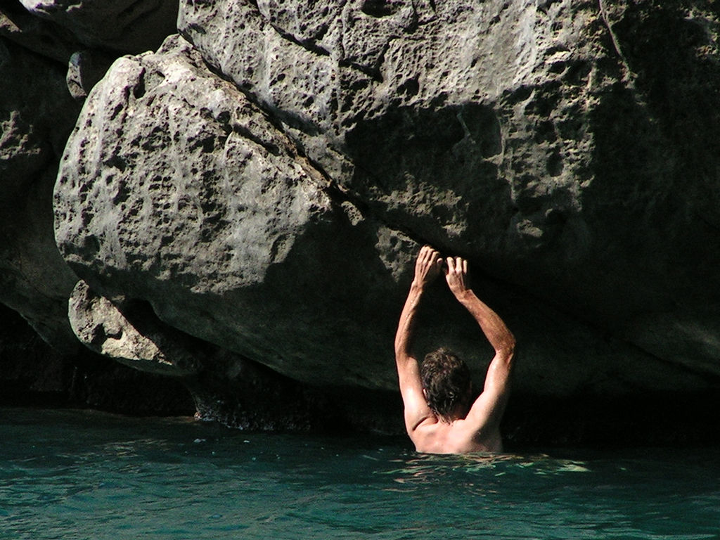 Mallorca - seabouldering in Sa Calobra 01