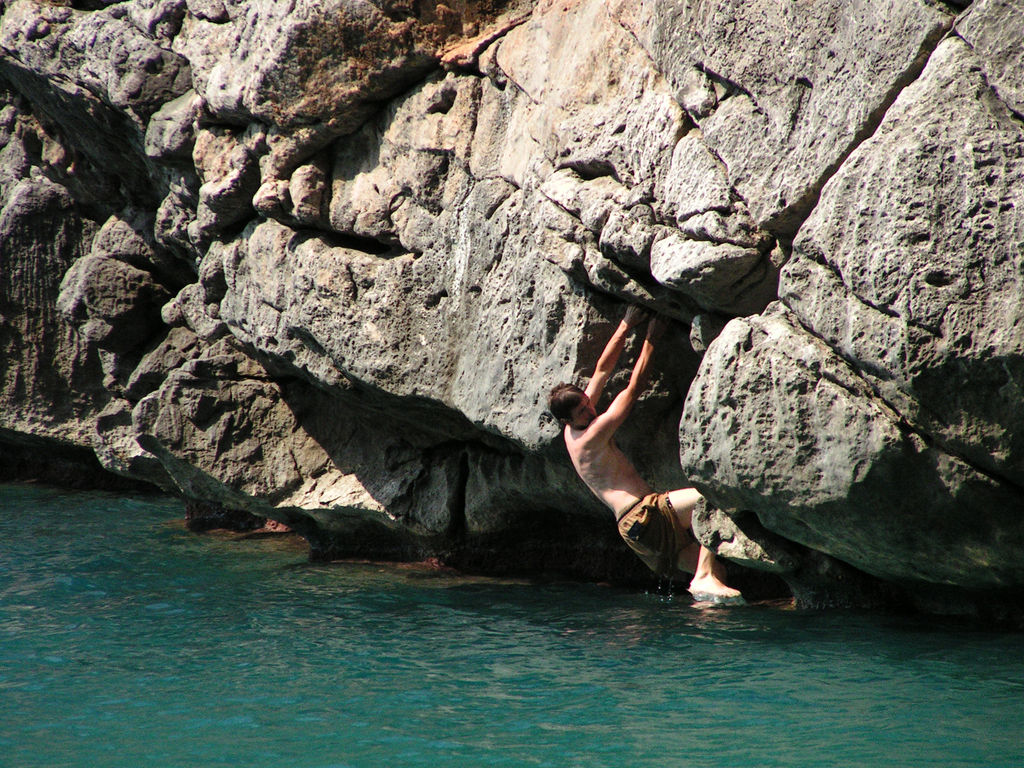 Mallorca - seabouldering in Sa Calobra 02