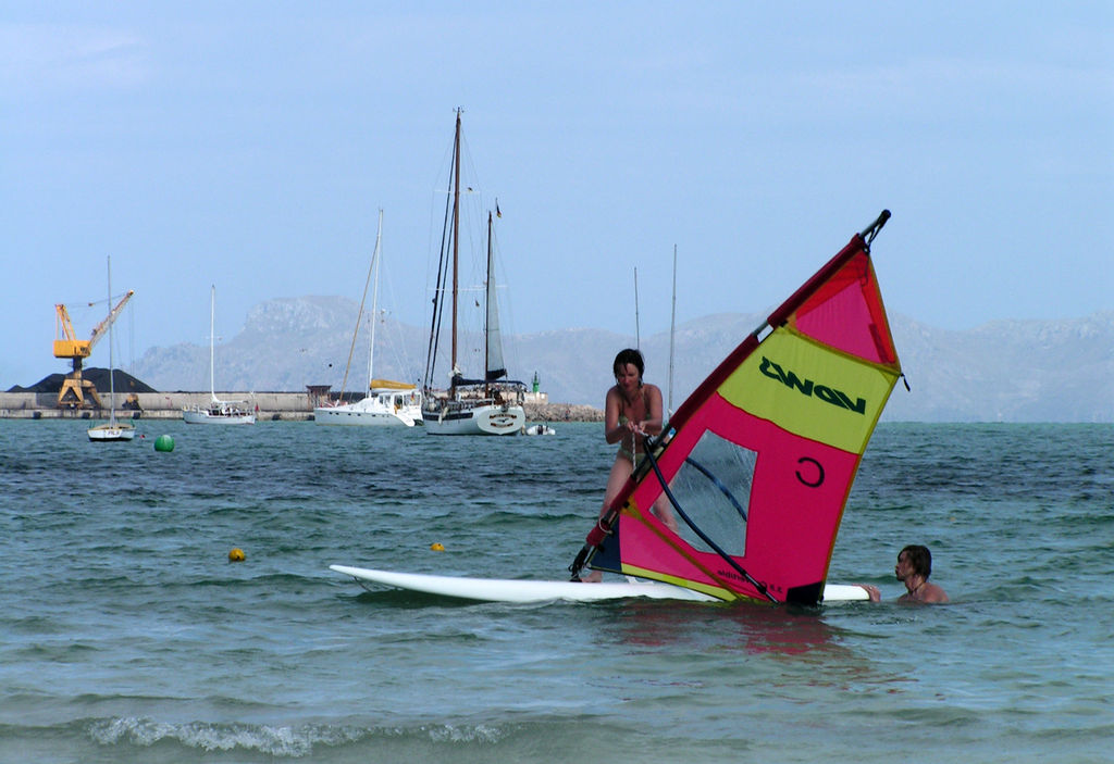 Mallorca - Playa de Muro windsurfing 08