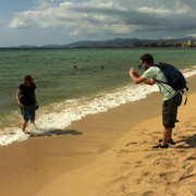 Mallorca - Jana and Chulo at Palma Playa