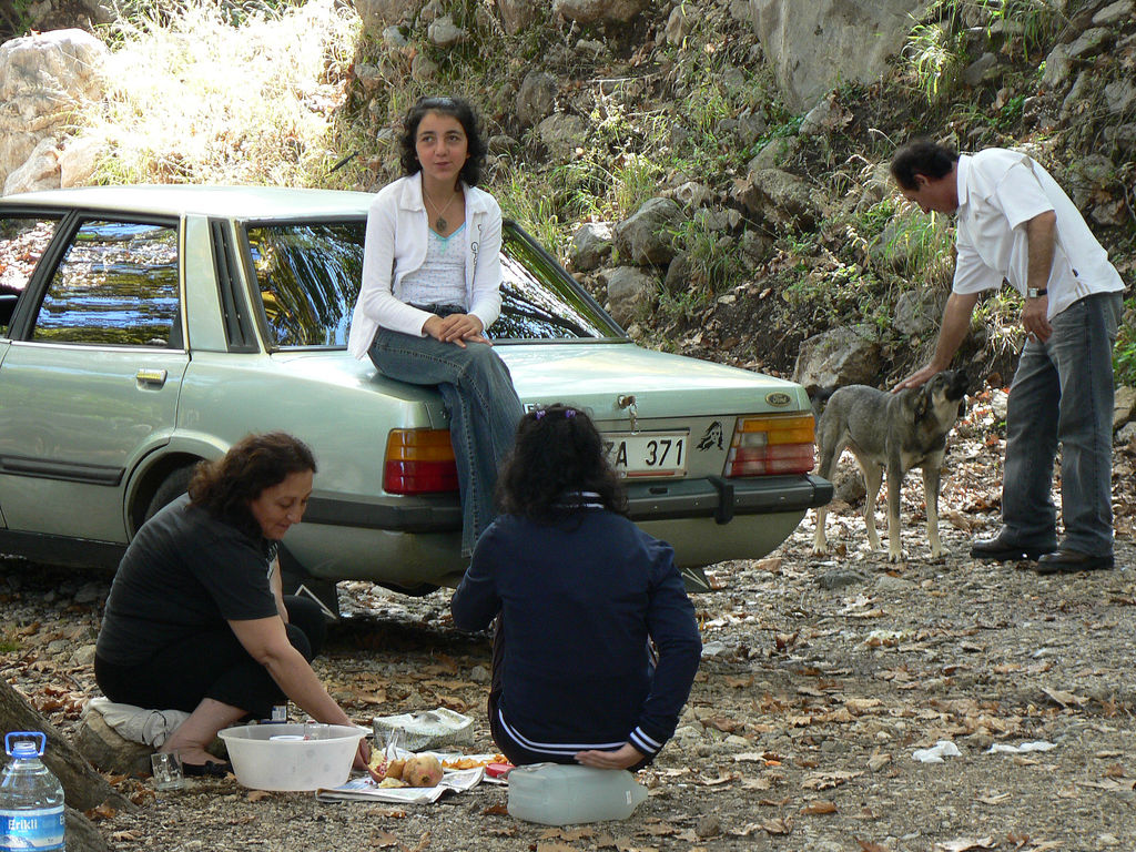 Turkey - picnic in Geyikbayiri