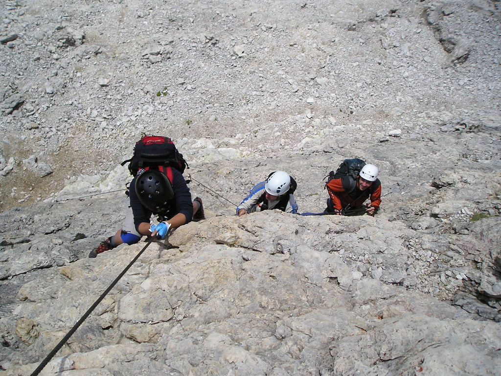 Italian Dolomites - Ferrata Via Attrezzata Piazzetta 01