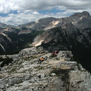 Italian Dolomites - Via Ferrata Col Rosa 34