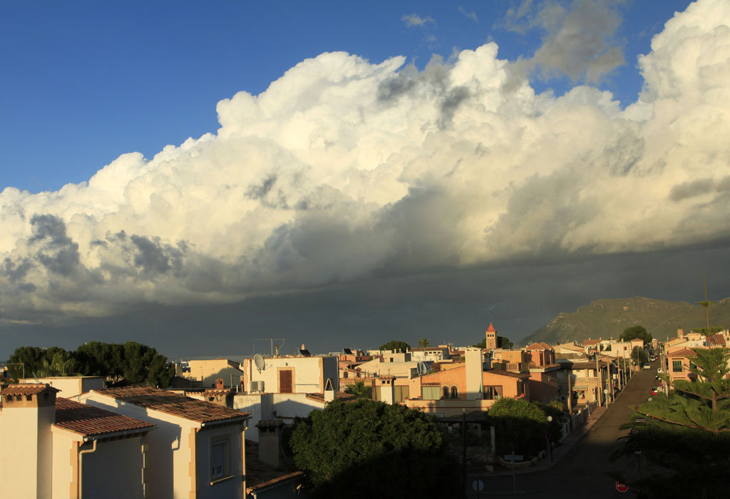 Mallorca - clouds above Colonia de Sant Pere