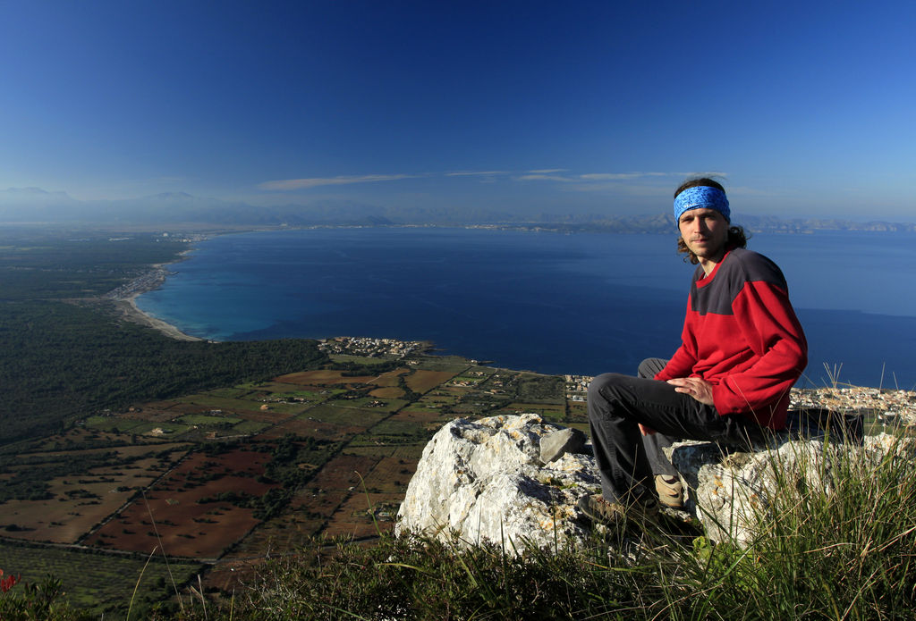 Mallorca - Brano at the top of Mont Ferrutx