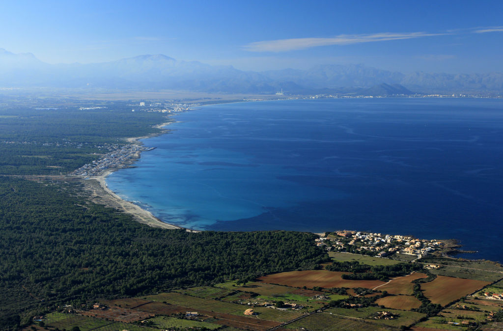 Mallorca - Sa Canova beach - a view from Mont Ferrutx