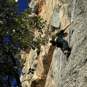 Mallorca - Martajn climbing in Alaro 02