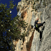 Mallorca - Martajn climbing in Alaro 03