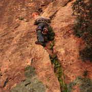 Mallorca - Adrian climbing in Alaro 02