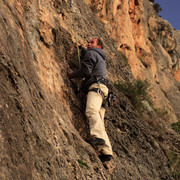 Mallorca - Gabo climbing in Alaro
