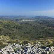 Mallorca - a view of Arta from Mont Ferrutx