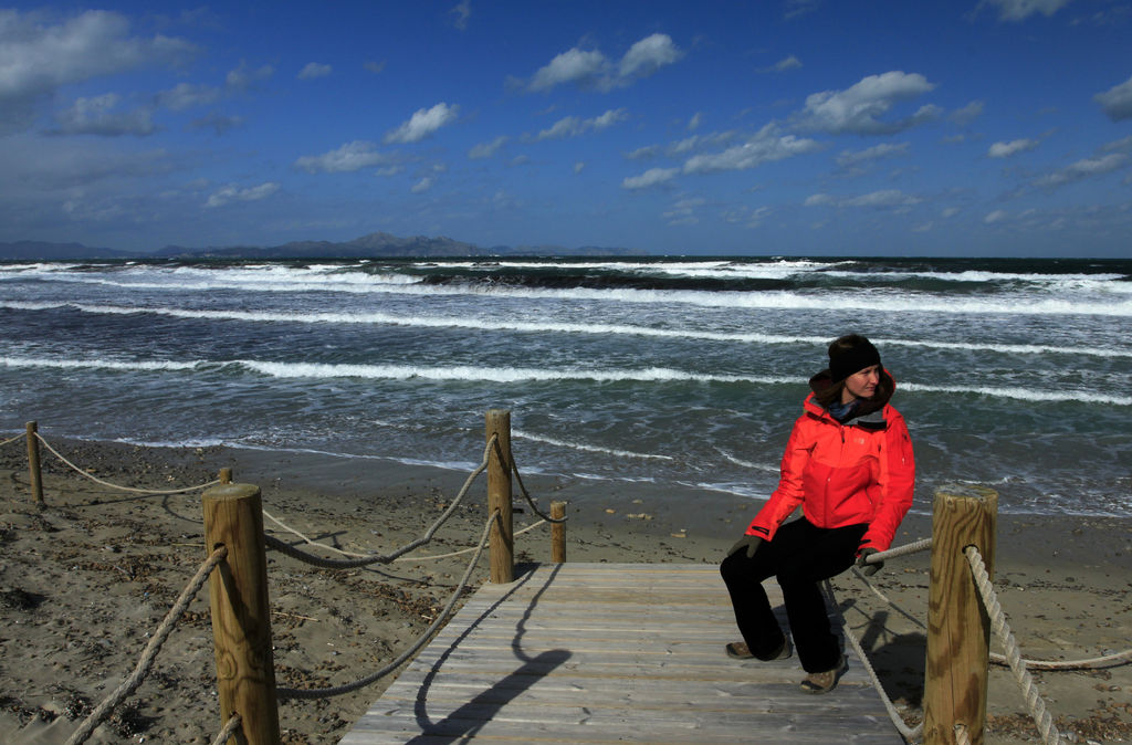 Mallorca - at Sa Canova beach in february