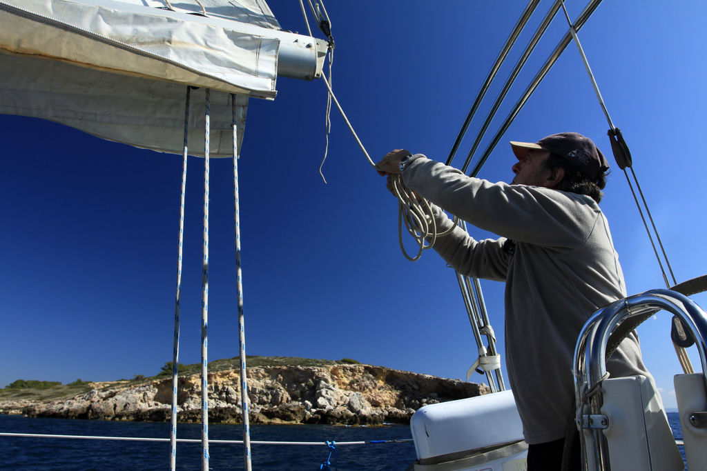 Sailing in the Bay of Palma de Mallorca 16