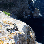 Mallorca - a heart padlock at Formentor outlook tower