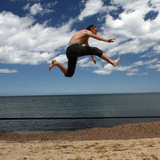 Mallorca - slackline in Colonia San Pedro 01