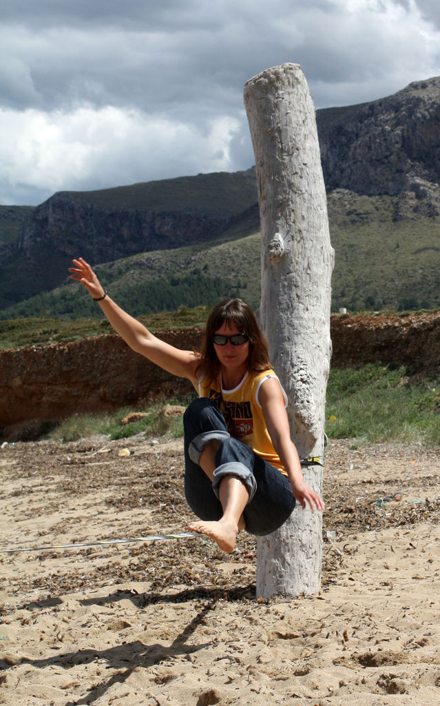 Mallorca - slackline in Colonia San Pedro 06