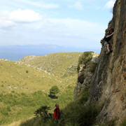 Mallorca - climbing in Ermita de Betlem 01