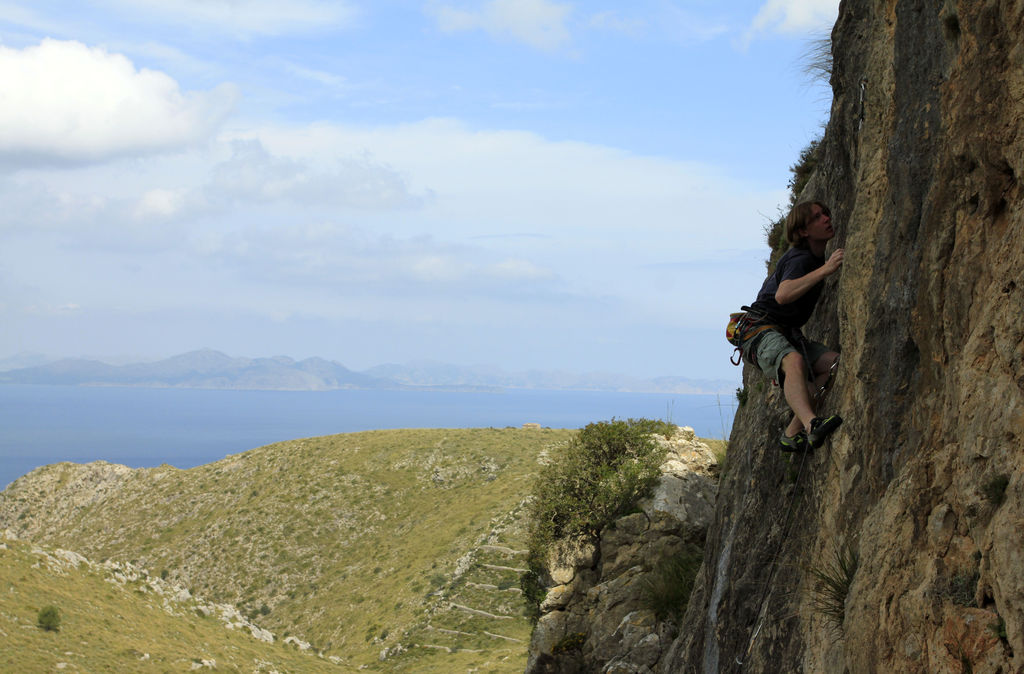 Mallorca - climbing in Ermita de Betlem 02
