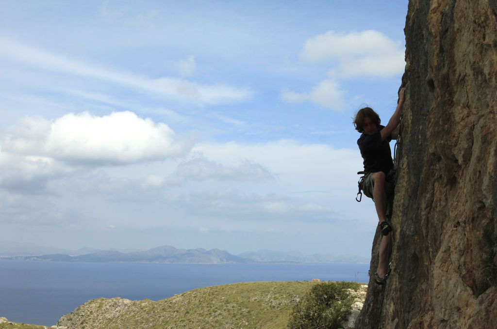 Mallorca - climbing in Ermita de Betlem 04