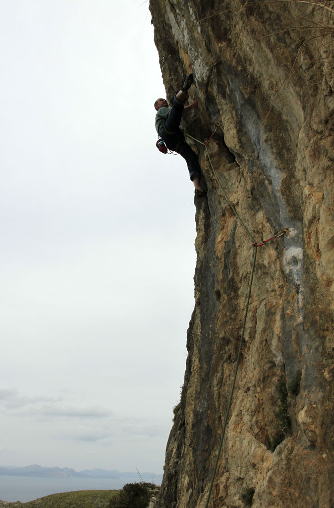 Mallorca - climbing in Ermita de Betlem 06