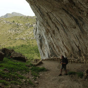 Mallorca - huge overhang in Ermita de Betlem