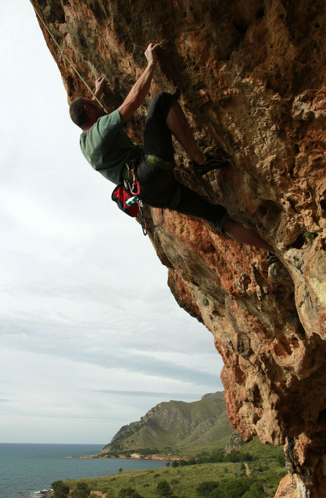 Mallorca - climbing in El Calo de Betlem 21