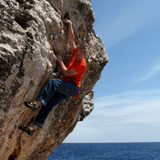 Mallorca - bouldering in Cala Figuera 02