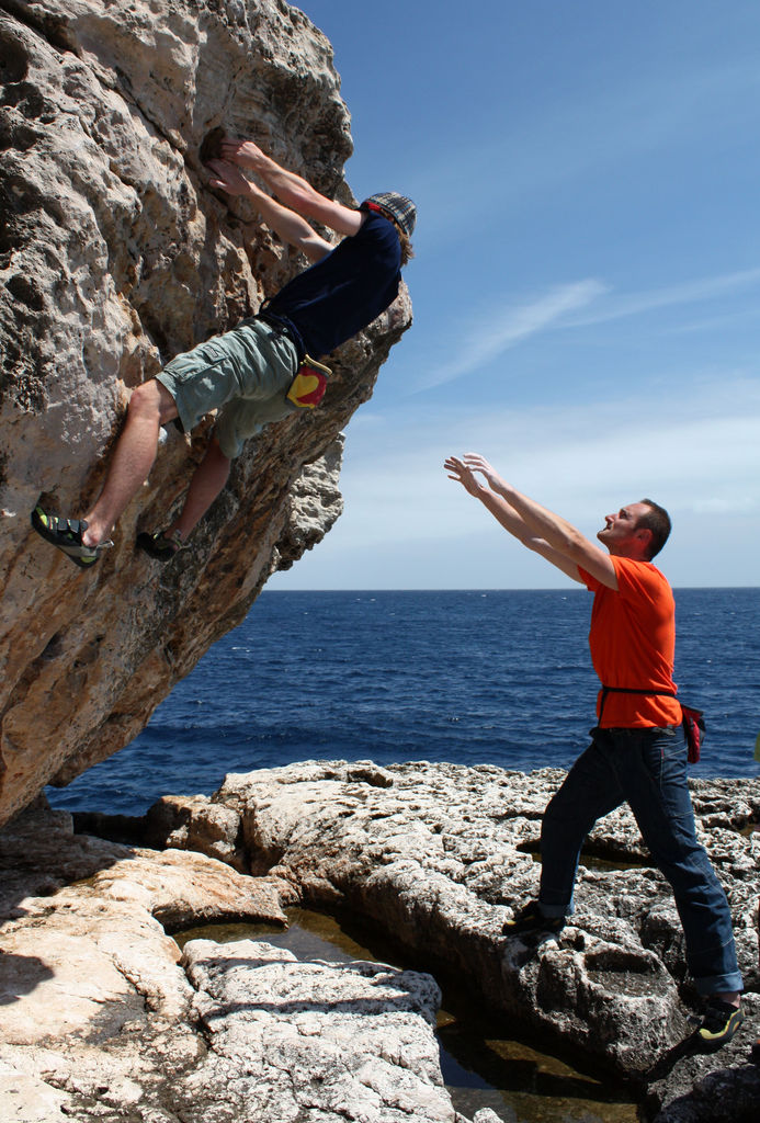 Mallorca - bouldering in Cala Figuera 05