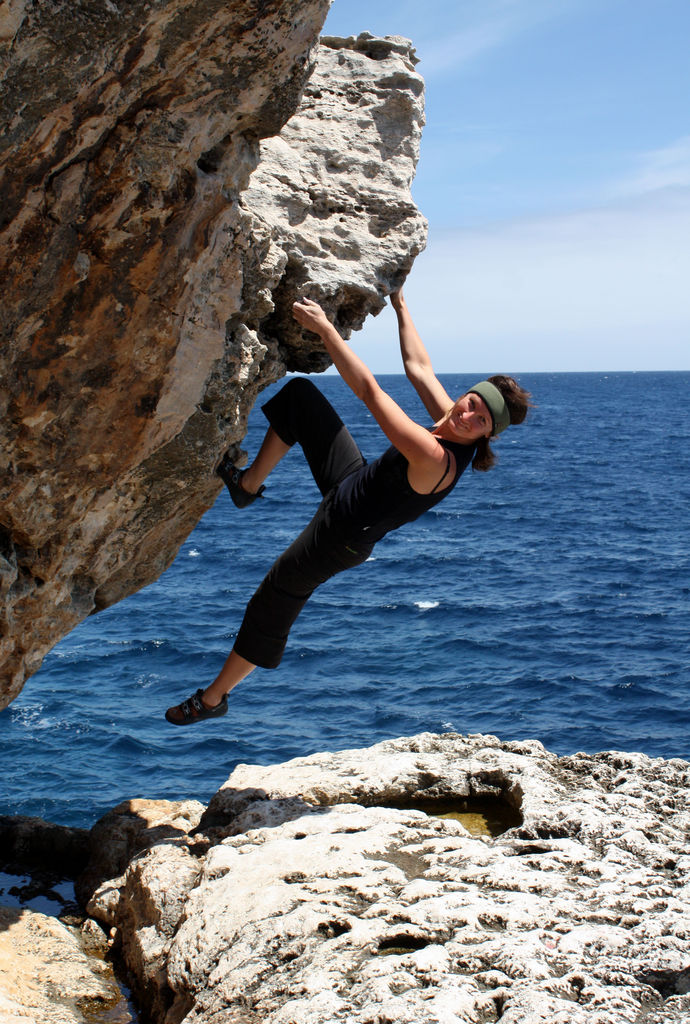 Mallorca - bouldering in Cala Figuera 06