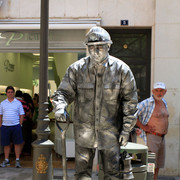 Mallorca - Palma - a street artist 01