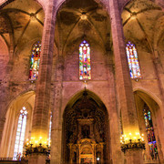 Mallorca - Palma - inside the cathedral La Seu 01