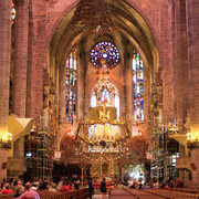 Mallorca - Palma - inside the cathedral La Seu 02