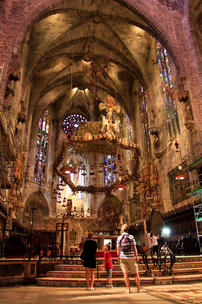 Cathedral La Seu - Gaudi's canopy