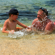 Mallorca - Henrich and Michal in Colonia de Sant Pere