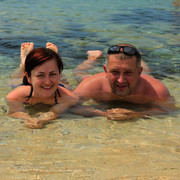 Mallorca - Henrich and Silvia in Colonia de Sant Pere