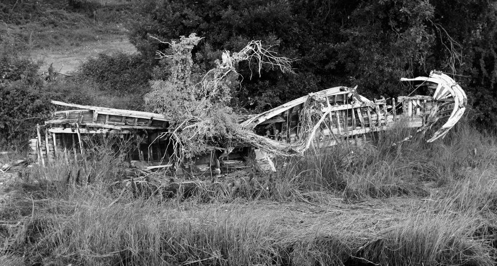 A wreckage in San Juan de la Arena