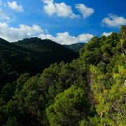 Mallorca - mountains above Santa Maria del Cami