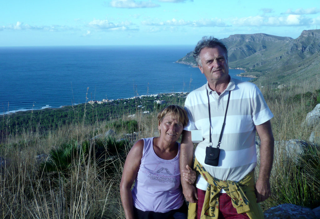 Mallorca - Mum and Dad at Ermita de Betlem