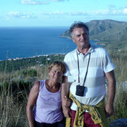 Mallorca - Mum and Dad at Ermita de Betlem