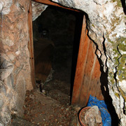 Mallorca - Ermita de la Hesychia - en entrance in the rock