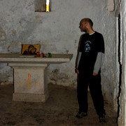 Spanish pre-Pyrenees - inside the Sant Andreu church